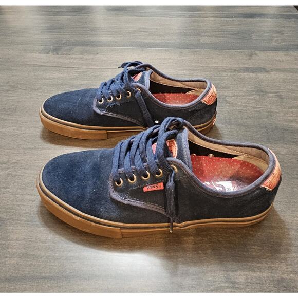 Vans Pro Men's Off The Wall 721356 Blue Shoes Skateboard Sneakers Size M 9.5 - Picture 1 of 10